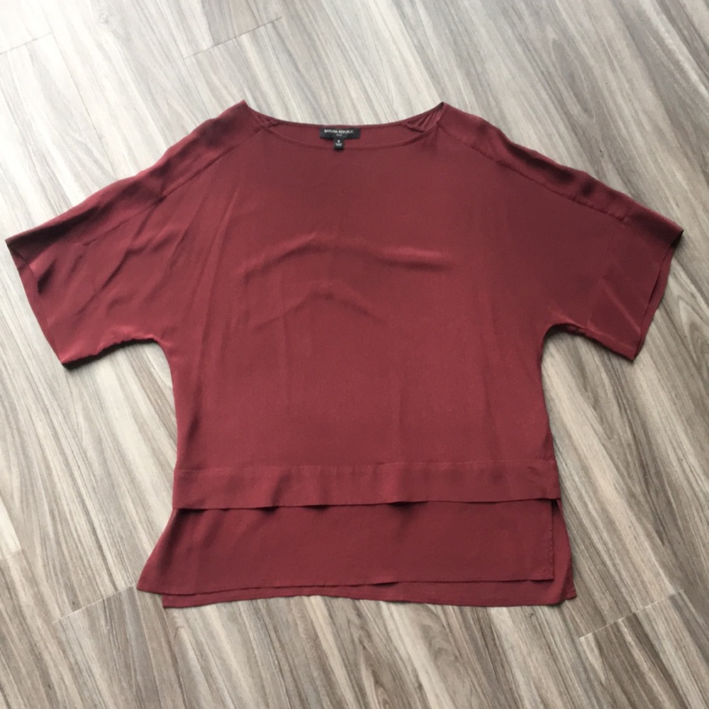 Banana republic silk blouse
